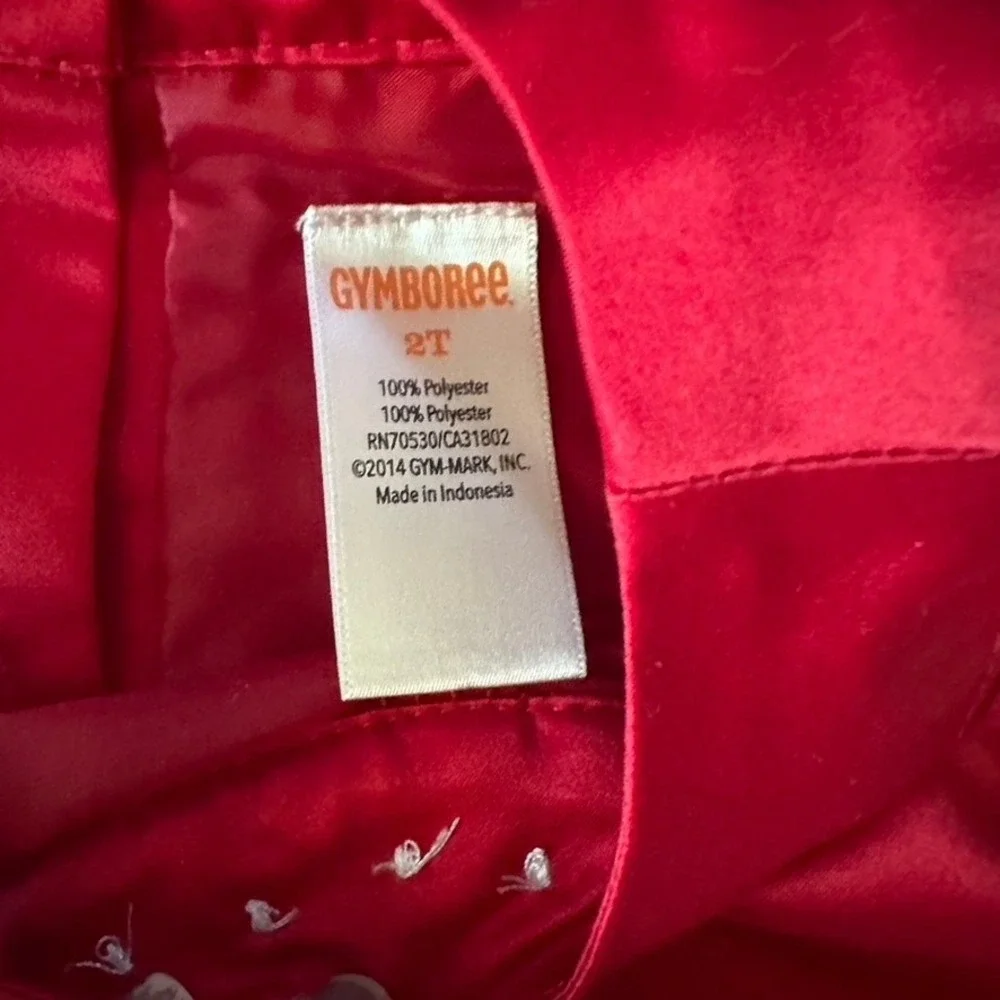 Gymboree red satiny